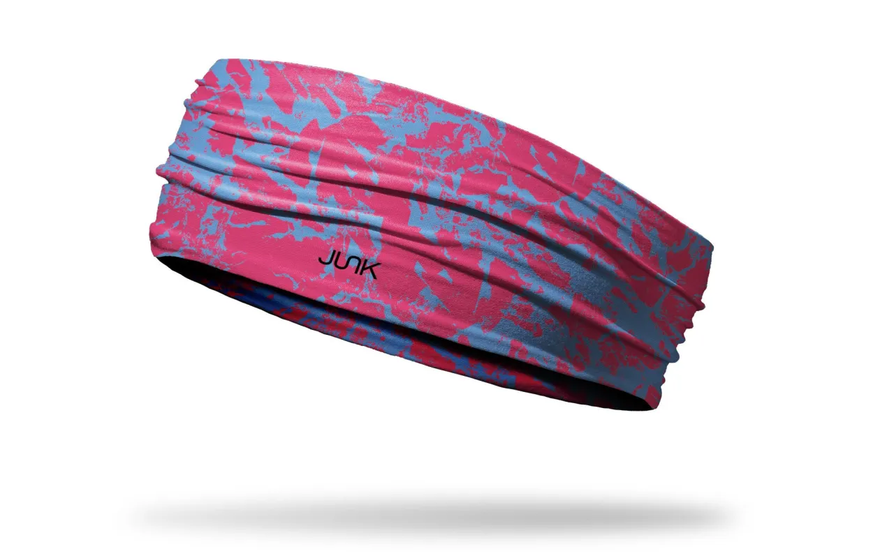 Bubblegum Blue Big Bang Headband sold by JUNK Brands