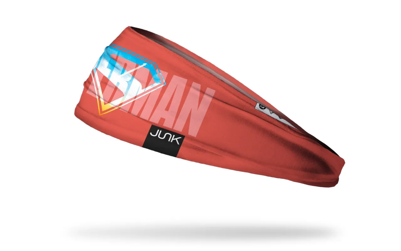 Superman: Superman + Shield Big Bang Lite Headband sold by JUNK Brands