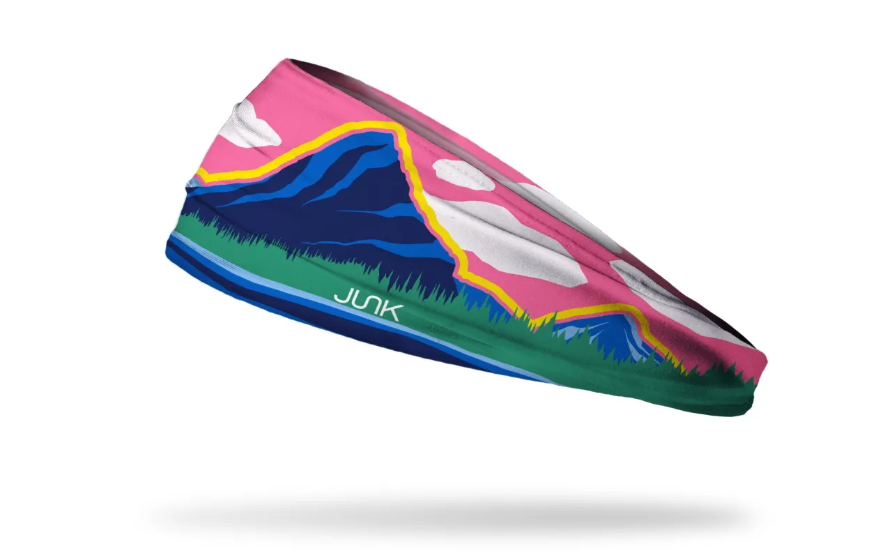 Glacier National Park Highlight Big Bang Lite Headband sold by JUNK Brands
