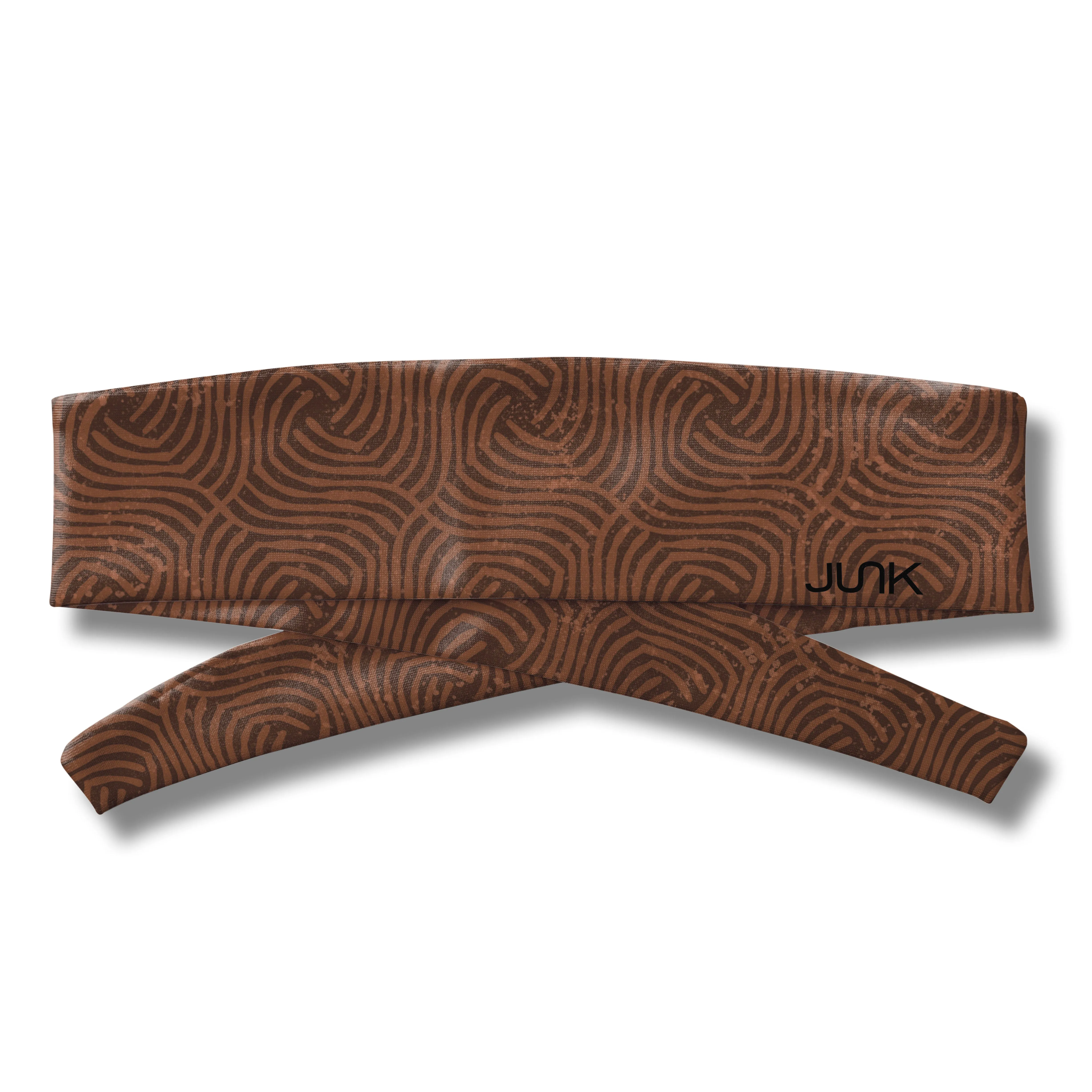 Toffee Swirl Flex Tie Headband sold by JUNK Brands product image thumbnail 3