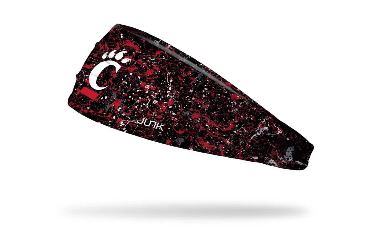 University of Cincinnati: Splatter Big Bang Lite Headband sold by JUNK Brands