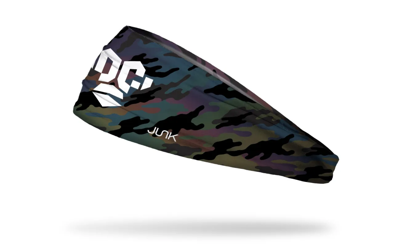 Oneil Cruz: Oil Slick Camo Big Bang Lite Headband sold by JUNK Brands