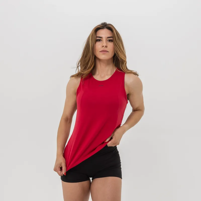 Women's Breakthrough Tank: Ruby Red sold by JUNK Brands