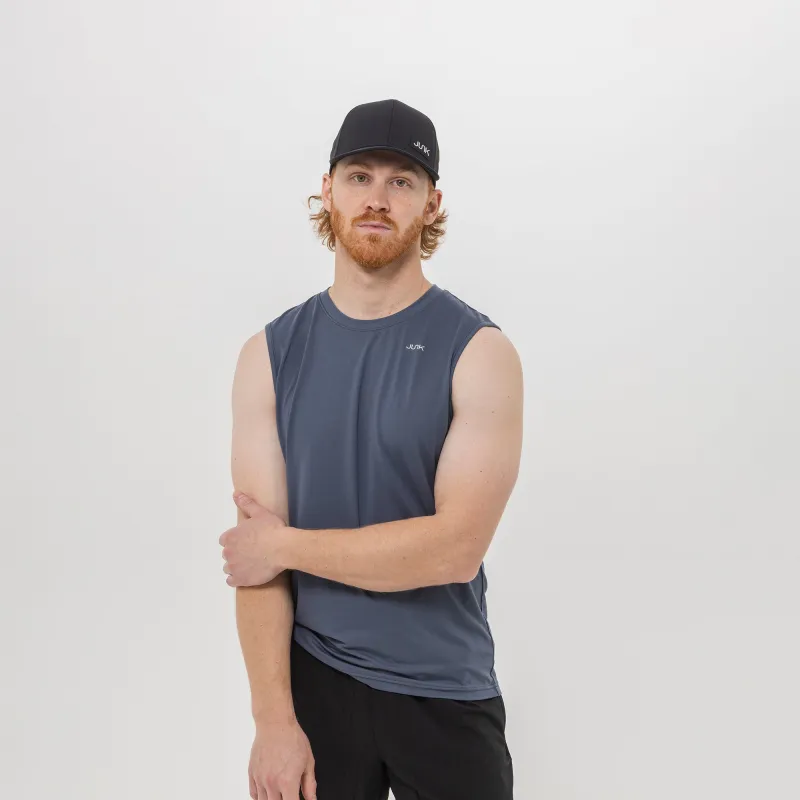 Men's Breakthrough Tank: Slate Gray sold by JUNK Brands