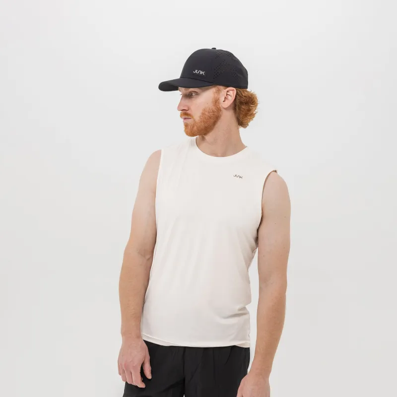 Men's Breakthrough Tank: Bone White sold by JUNK Brands