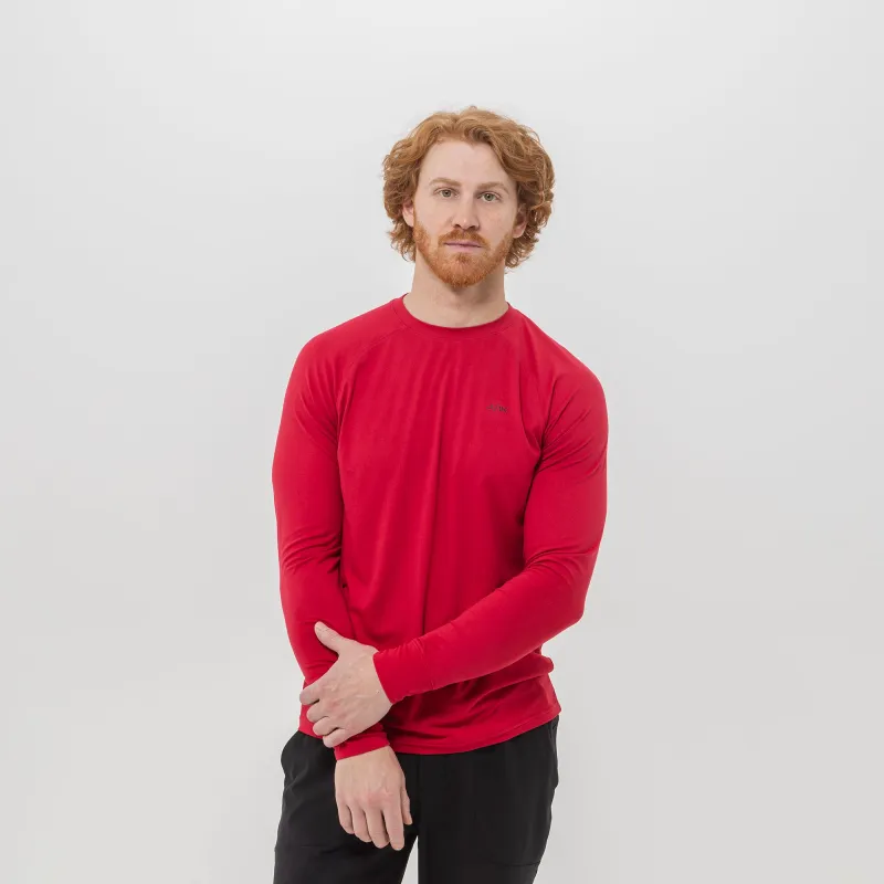 Breakthrough Long Sleeve: Ruby Red sold by JUNK Brands