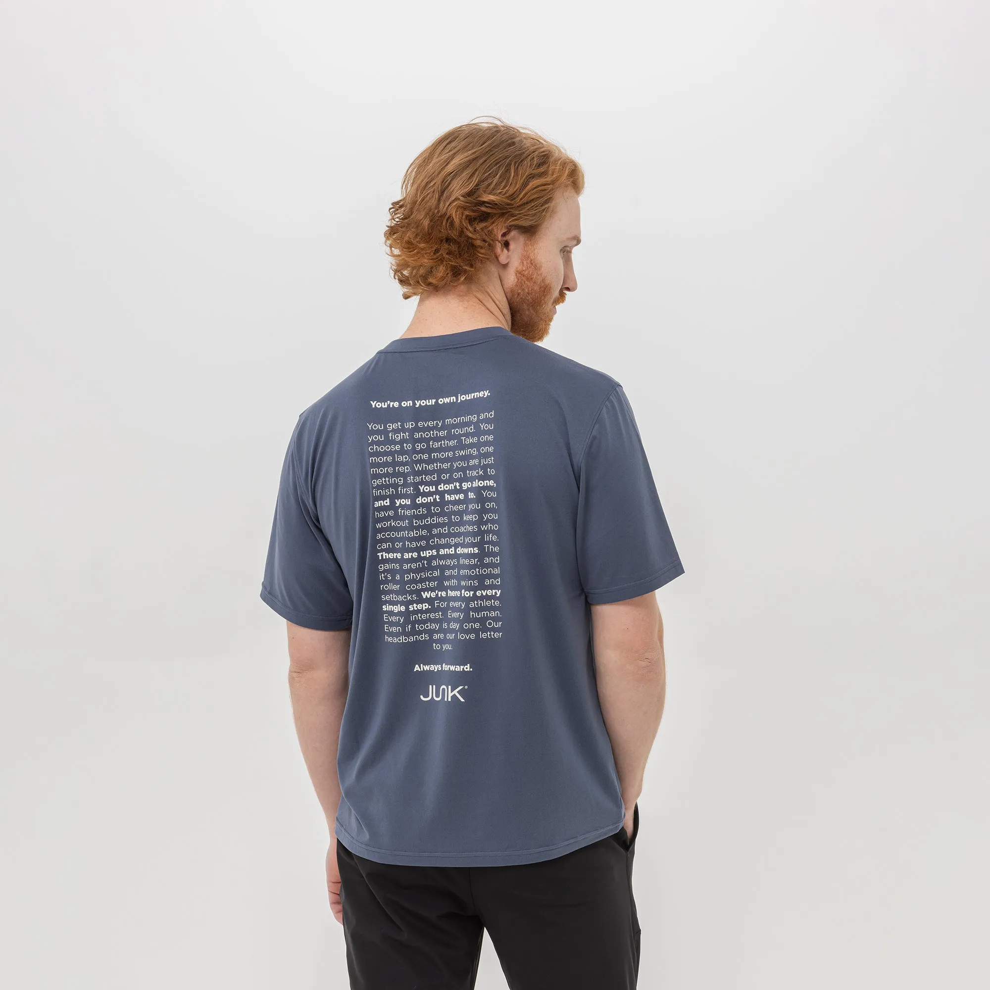 Breakthrough T-Shirt: Slate Gray sold by JUNK Brands product image thumbnail 2
