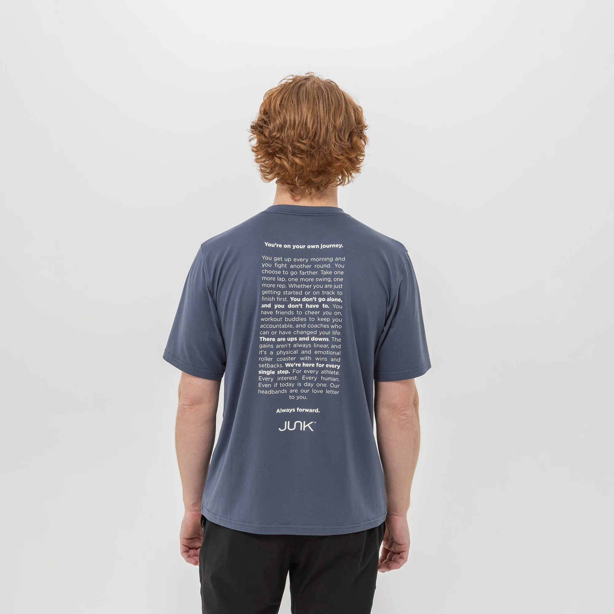 Breakthrough T-Shirt: Slate Gray sold by JUNK Brands product image thumbnail 3