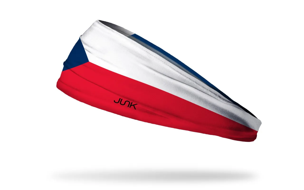 Czech Republic Flag Headband sold by JUNK Brands