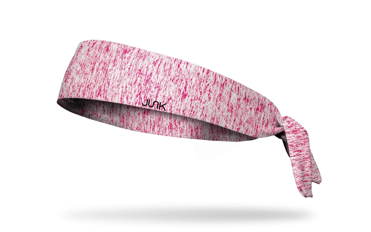 Hot Pink Static Tie Headband sold by JUNK Brands