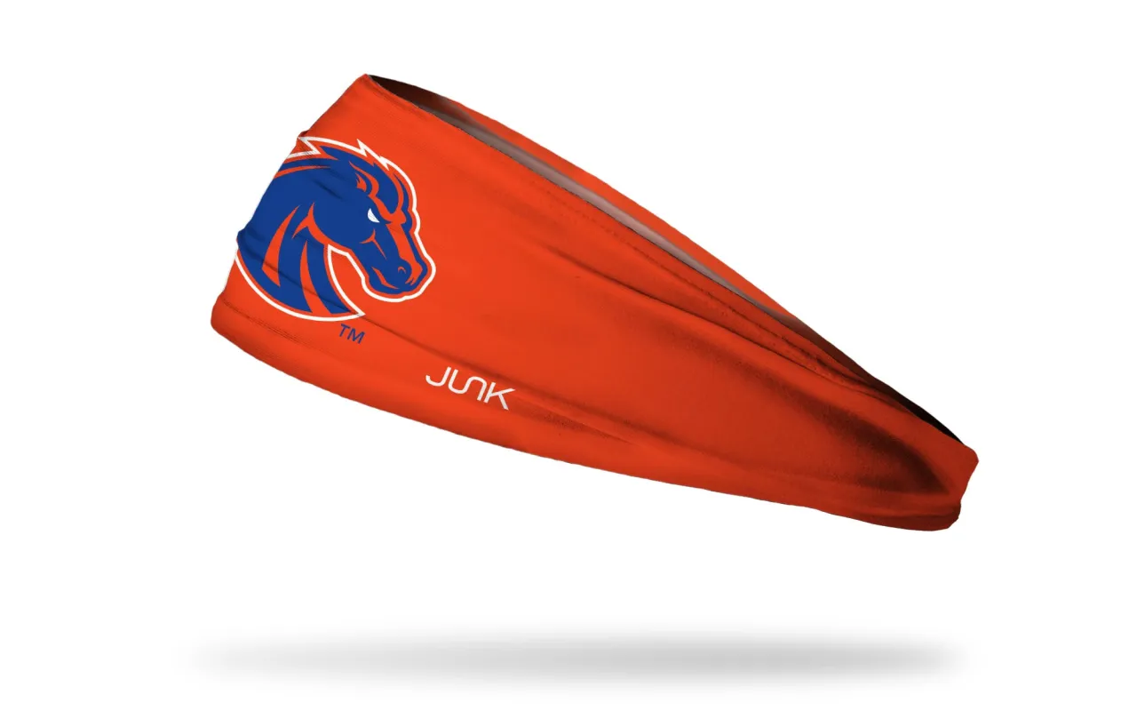 Boise State University: Logo Orange Big Bang Lite Headband sold by JUNK Brands