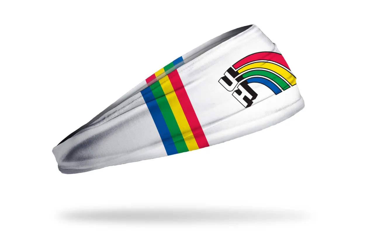University of Hawai'i: Varsity Stripes Big Bang Lite Headband sold by JUNK Brands