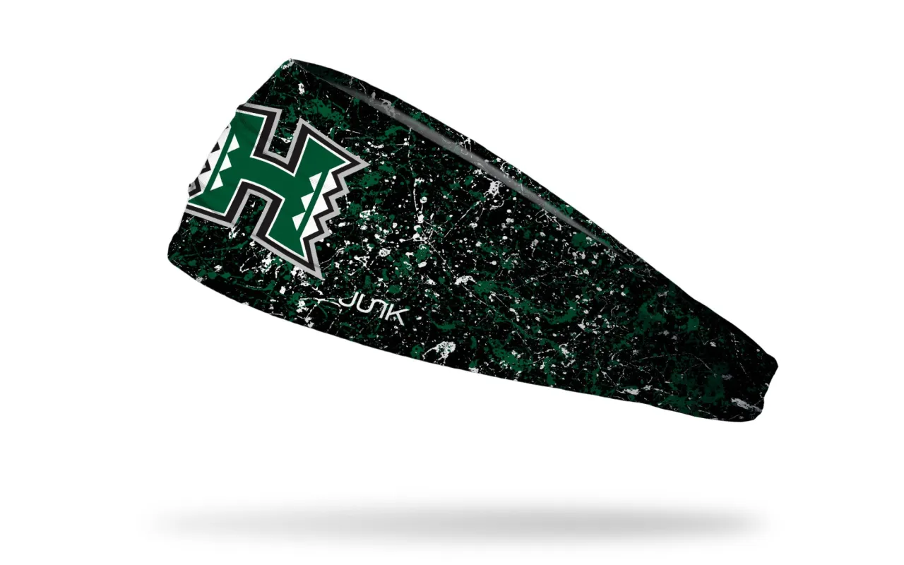 University of Hawai'i: Splatter Big Bang Lite Headband sold by JUNK Brands
