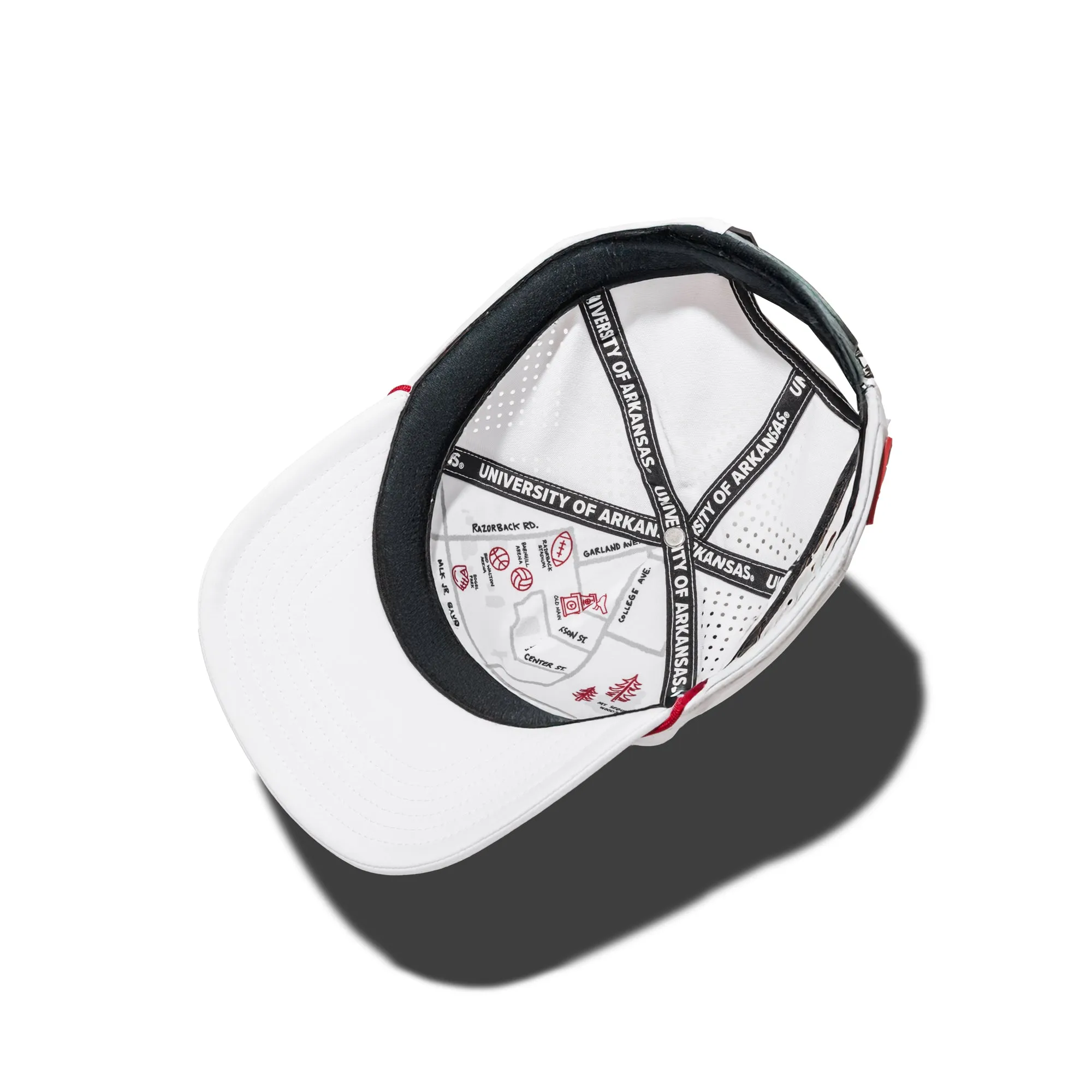 University of Arkansas: Apex Hat Arctic Snow sold by JUNK Brands product image thumbnail 5