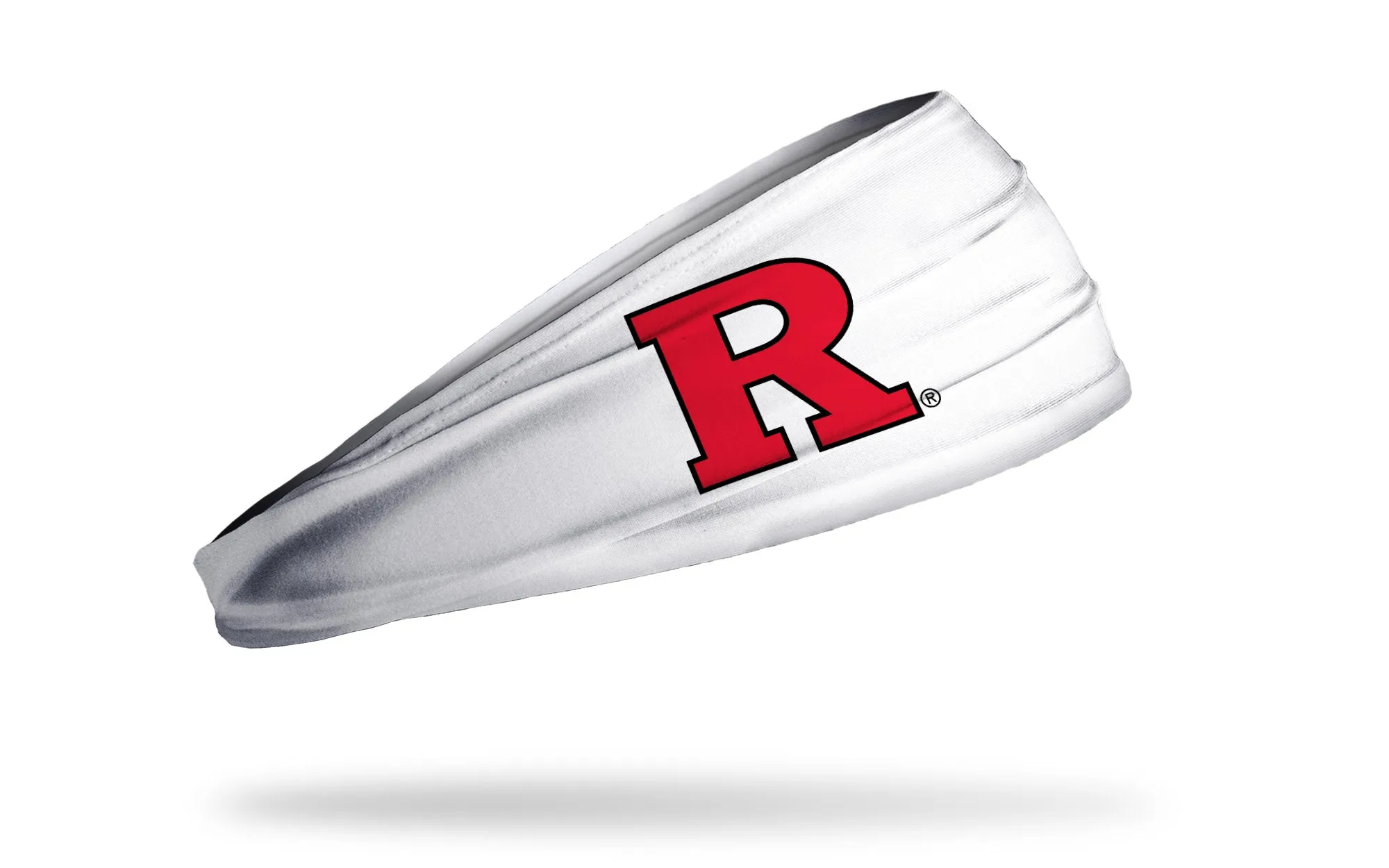 Rutgers University: White Big Bang Lite Headband sold by JUNK Brands