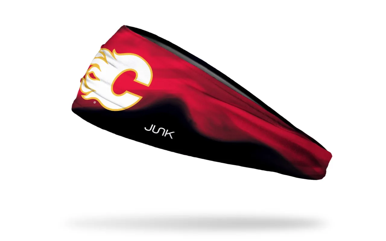 Calgary Flames : Faceoff Big Bang Lite Headband sold by JUNK Brands