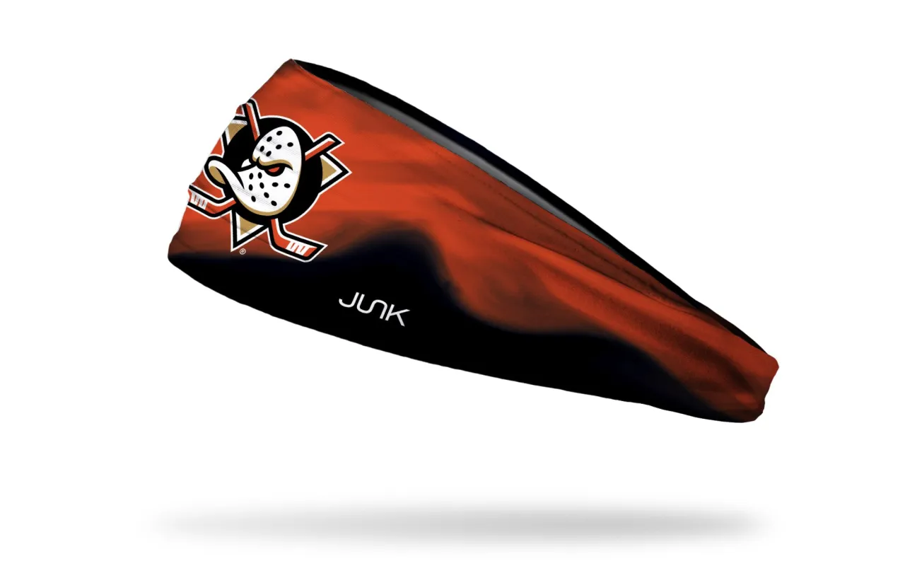 Anaheim Ducks: Faceoff Big Bang Lite Headband sold by JUNK Brands