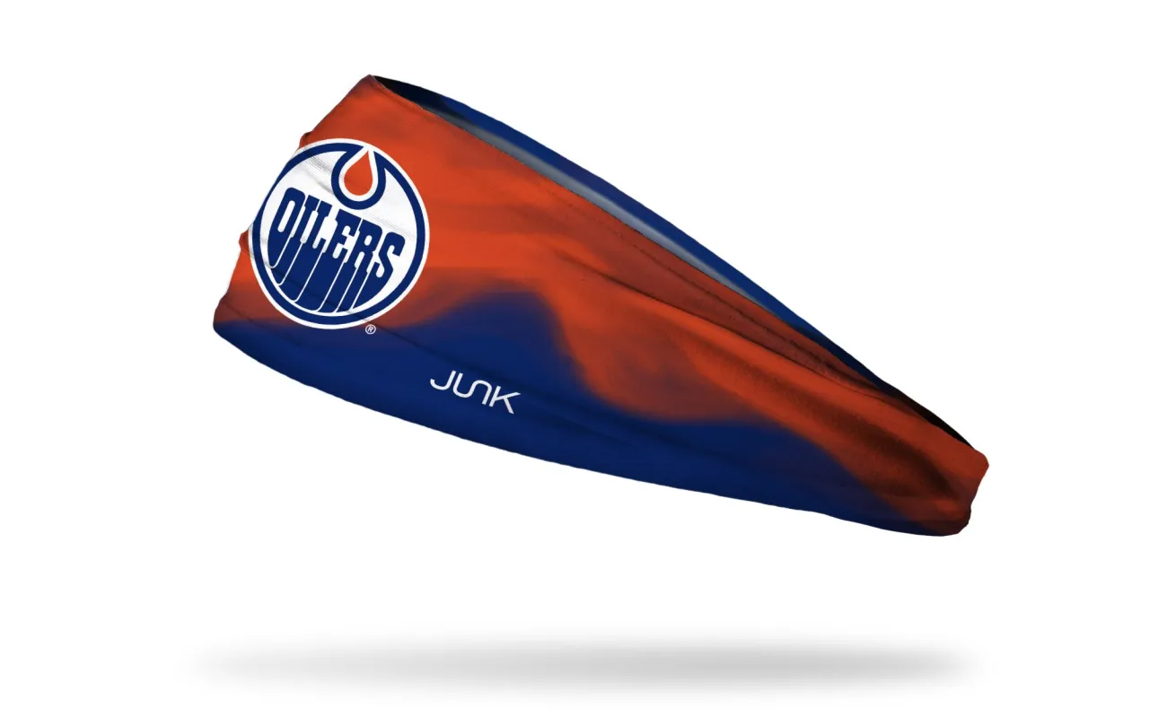 Edmonton Oilers : Faceoff Big Bang Lite Headband sold by JUNK Brands
