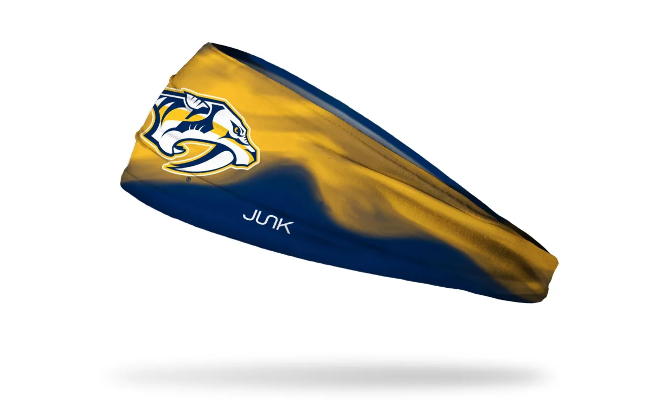 Nashville Predators: Faceoff Big Bang Lite Headband sold by JUNK Brands