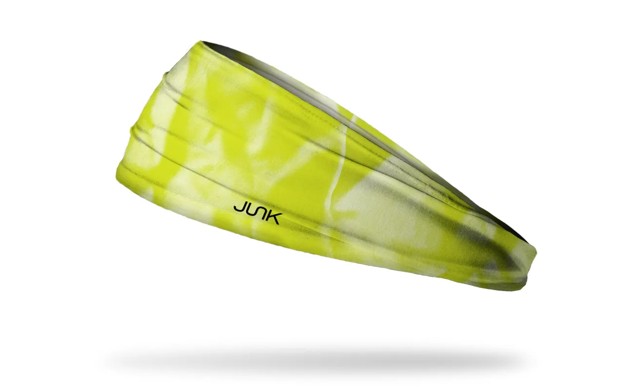 Chartreuse Circuit Big Bang Lite Headband sold by JUNK Brands