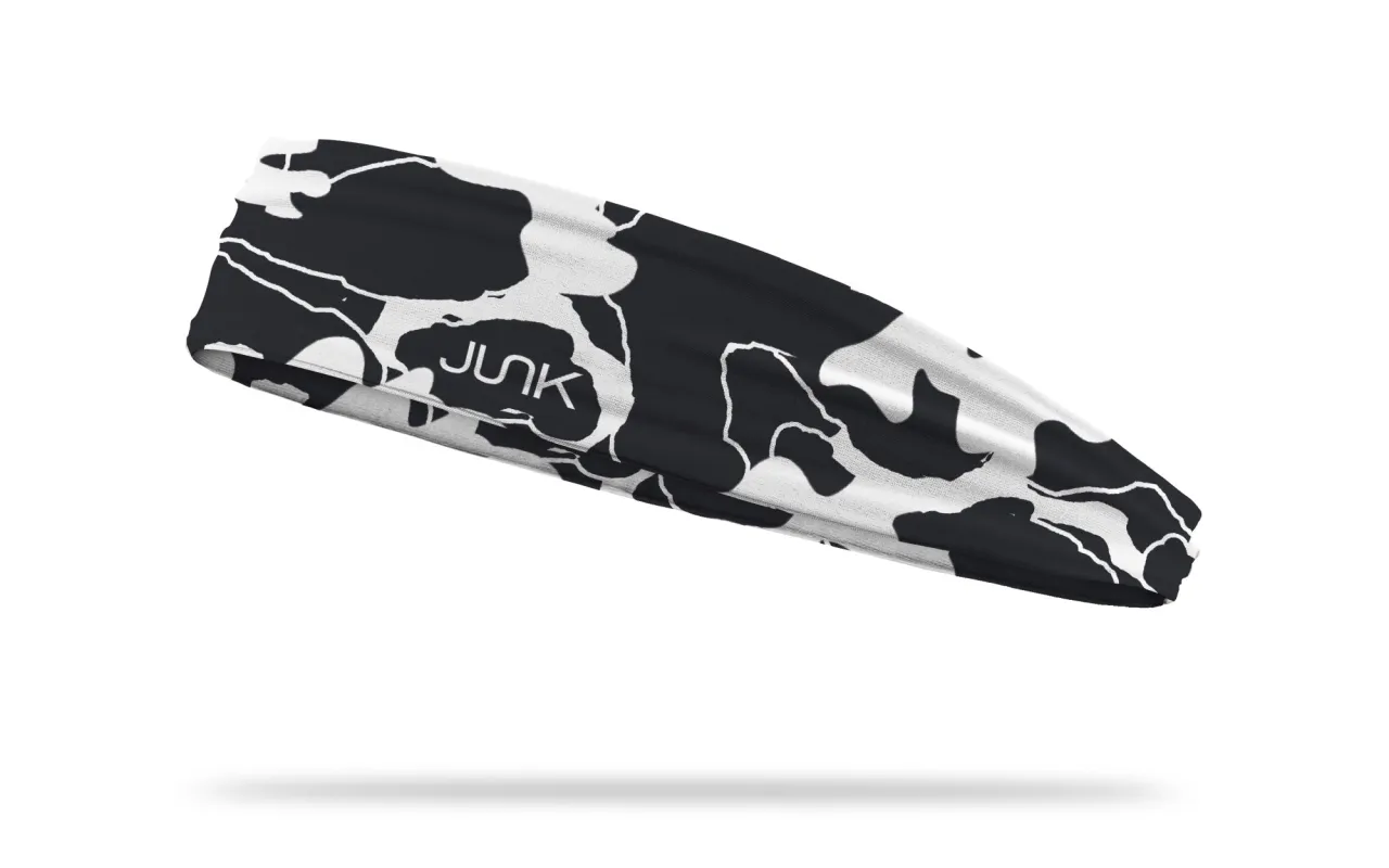 Colorless Camo Infinity Headband sold by JUNK Brands