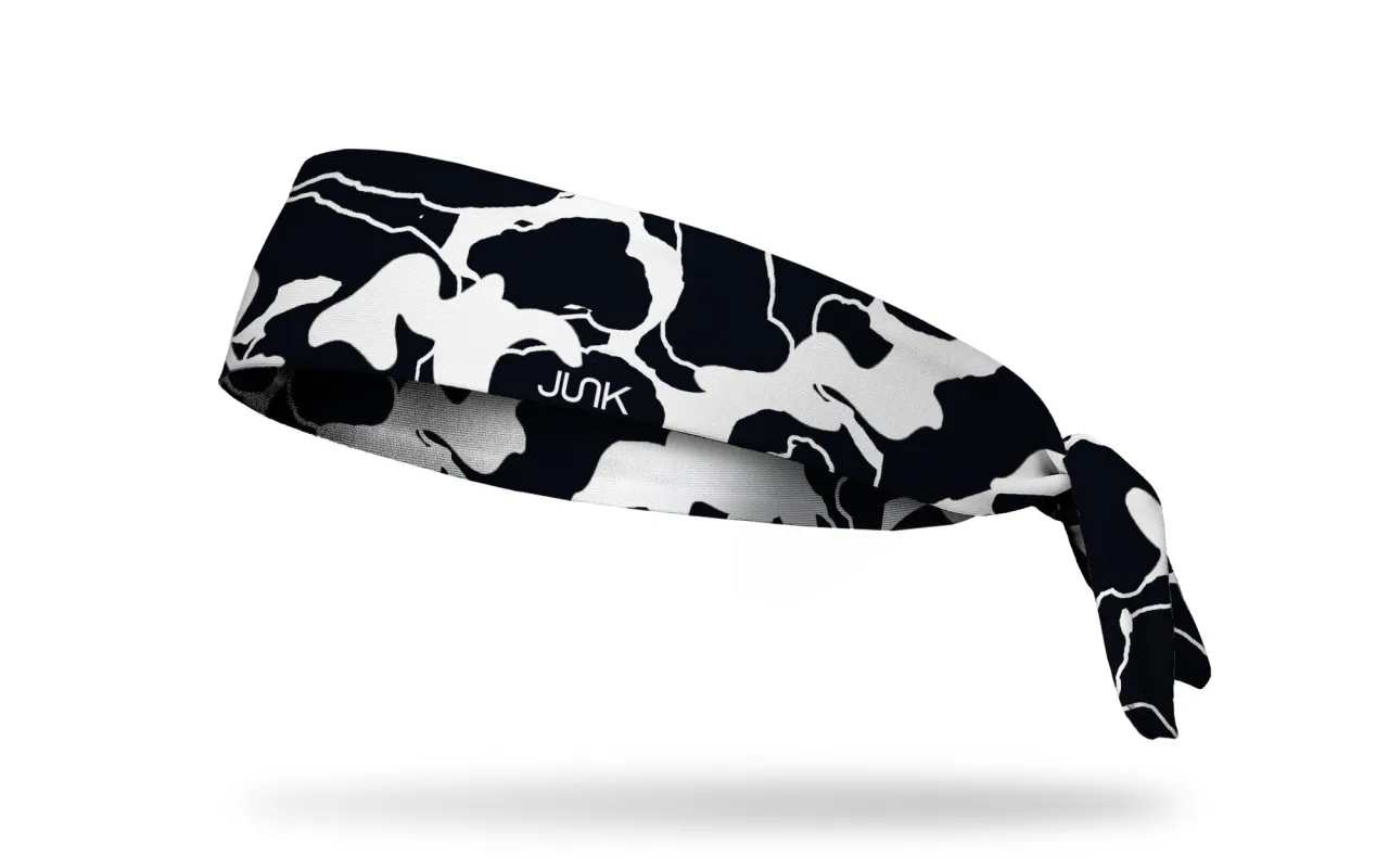 Colorless Camo Flex Tie Headband sold by JUNK Brands