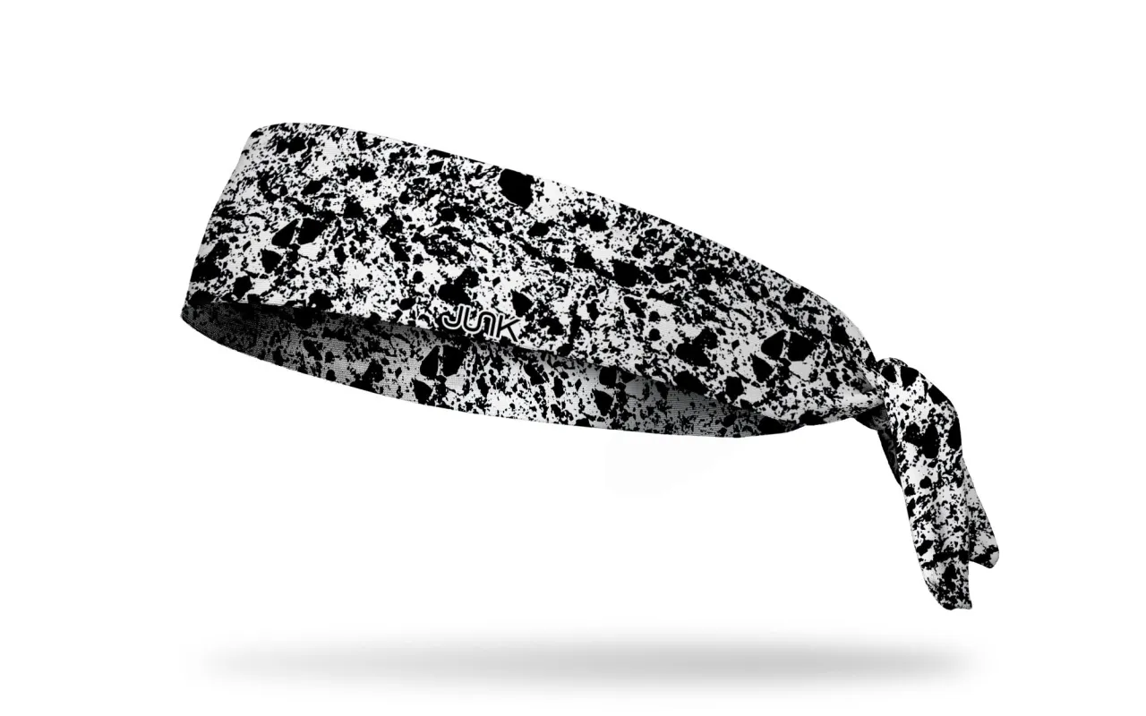 Concrete Contrast Flex Tie Headband sold by JUNK Brands