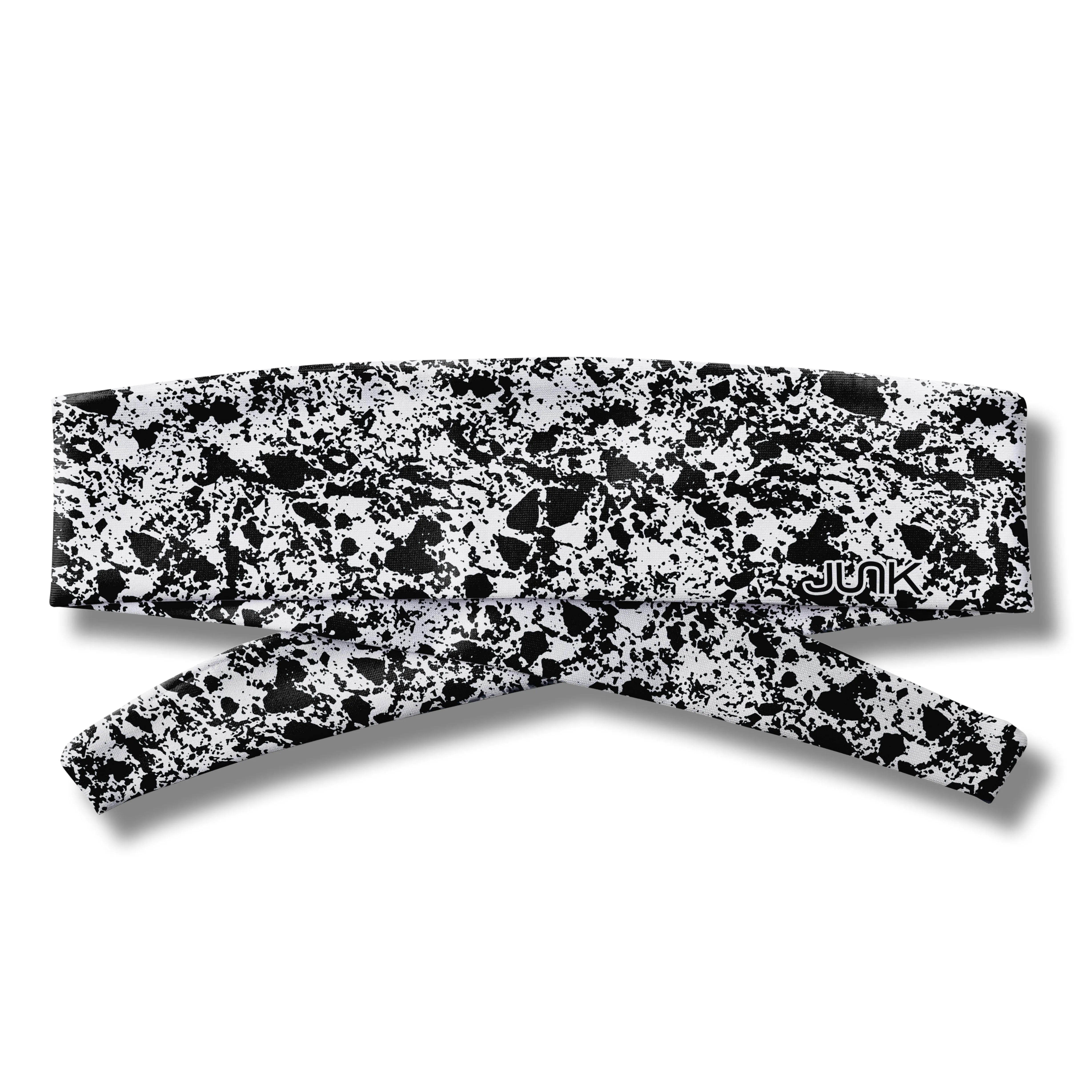 Concrete Contrast Flex Tie Headband sold by JUNK Brands product image thumbnail 3