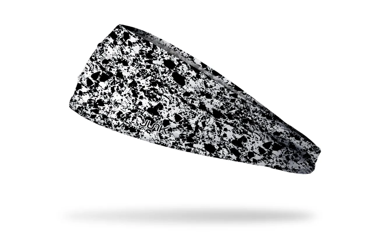 Concrete Contrast Big Bang Lite Headband sold by JUNK Brands