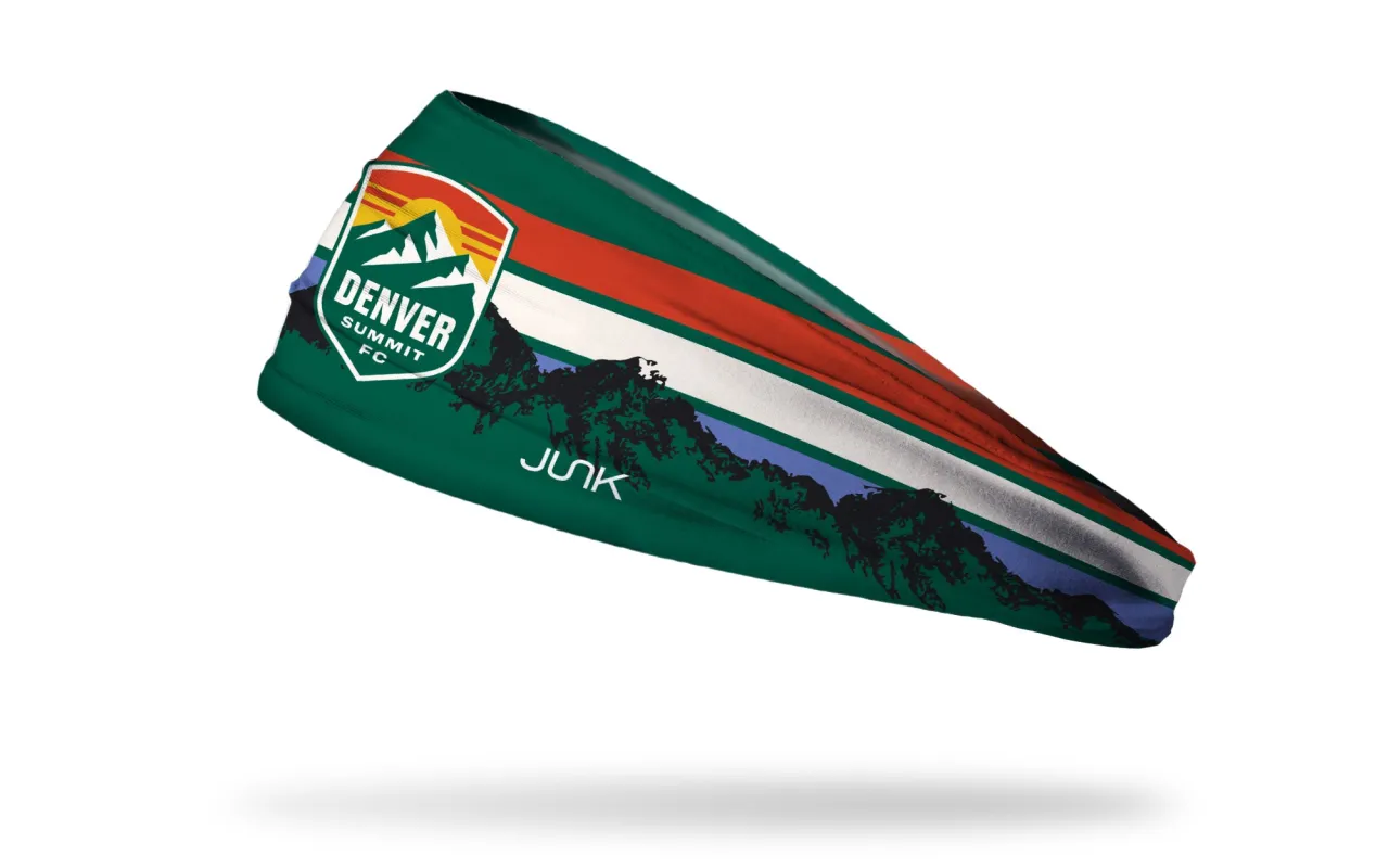 Denver Summit FC: Mountain Climber Big Bang Lite Headband sold by JUNK Brands