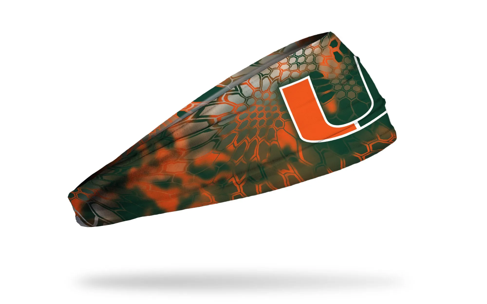 University of Miami: Kryptek Big Bang Lite Headband sold by JUNK Brands product image thumbnail 2