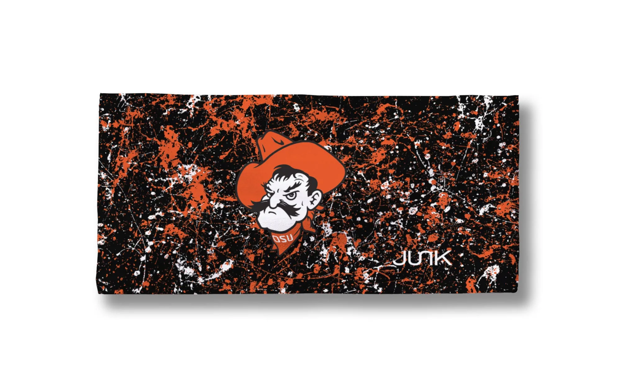 Oklahoma State University: Pistol Pete Splatter Big Bang Lite Headband sold by JUNK Brands product image thumbnail 3