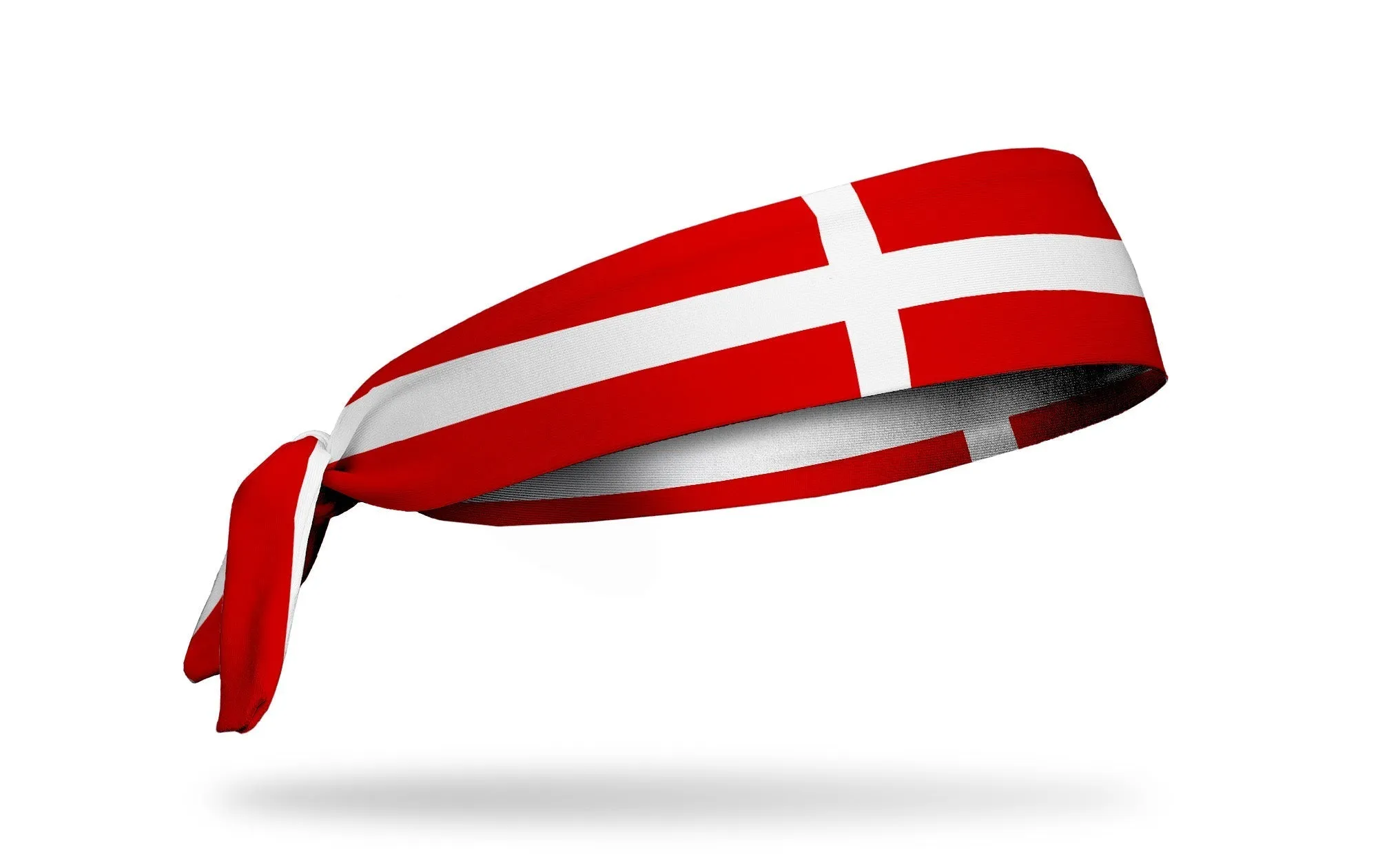 Denmark Flag Flex Tie Headband sold by JUNK Brands