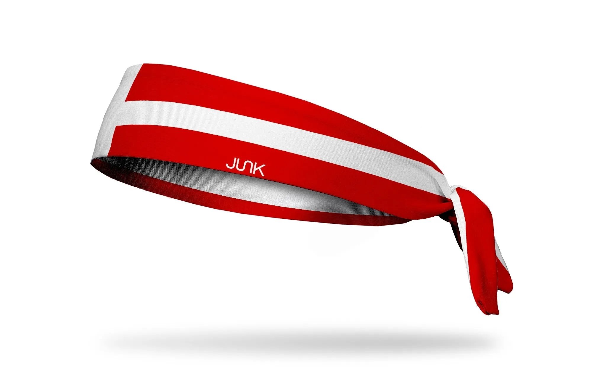 Denmark Flag Flex Tie Headband sold by JUNK Brands product image thumbnail 2