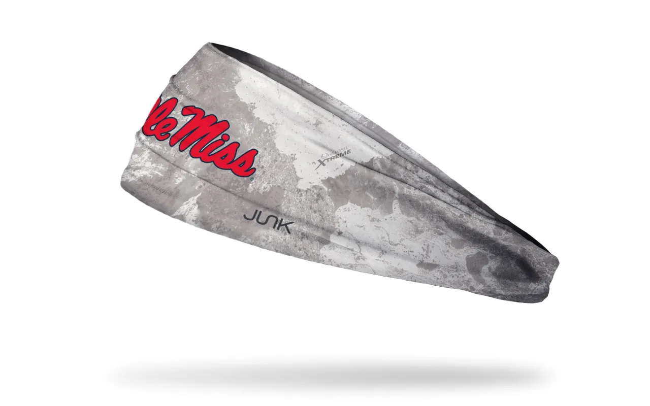 University of Mississippi: RealTree Xtreme Gray Big Bang Lite Headband sold by JUNK Brands