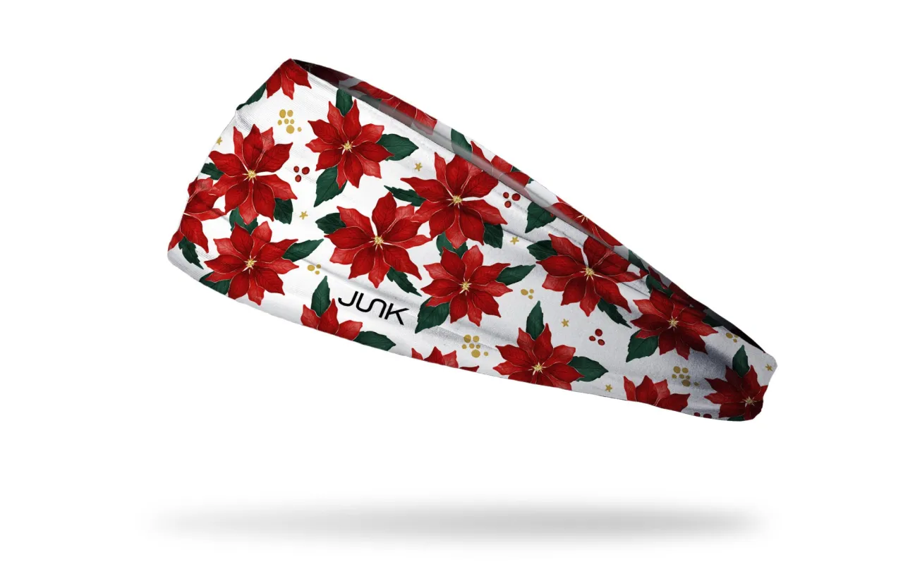 Perfect Poinsettias Big Bang Lite Headband sold by JUNK Brands