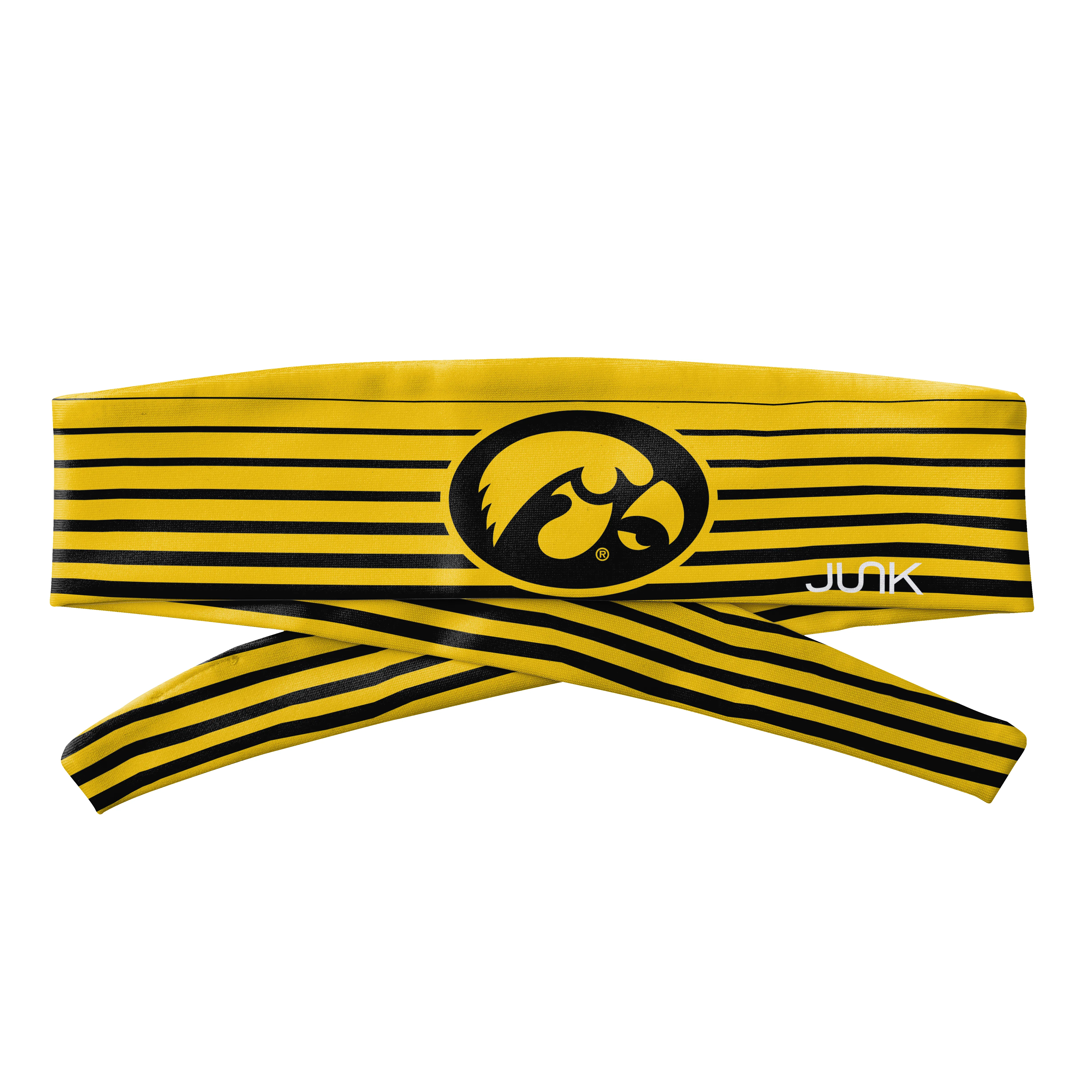 University of Iowa: Gradient Stripe Flex Tie Headband sold by JUNK Brands product image thumbnail 3