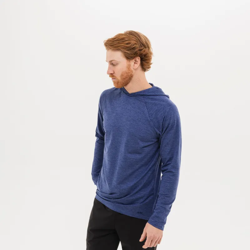 Men's Breakthrough Hoodie: Blue Heather made by Junk