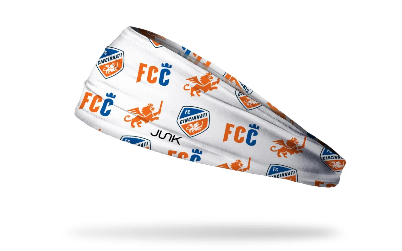 FC Cincinnati: Winged Lion Big Bang Lite Headband sold by JUNK Brands