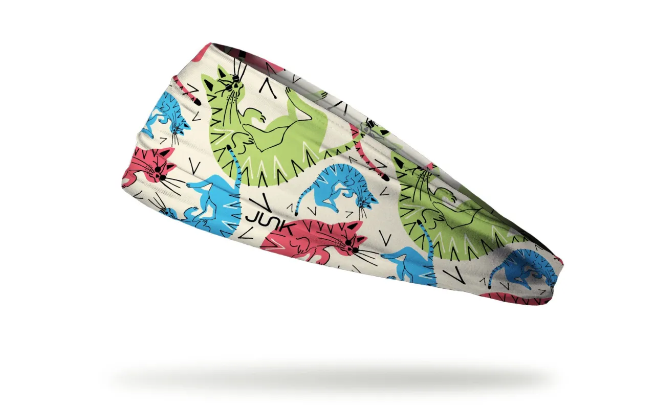 Feline Fine Big Bang Lite Headband sold by JUNK Brands