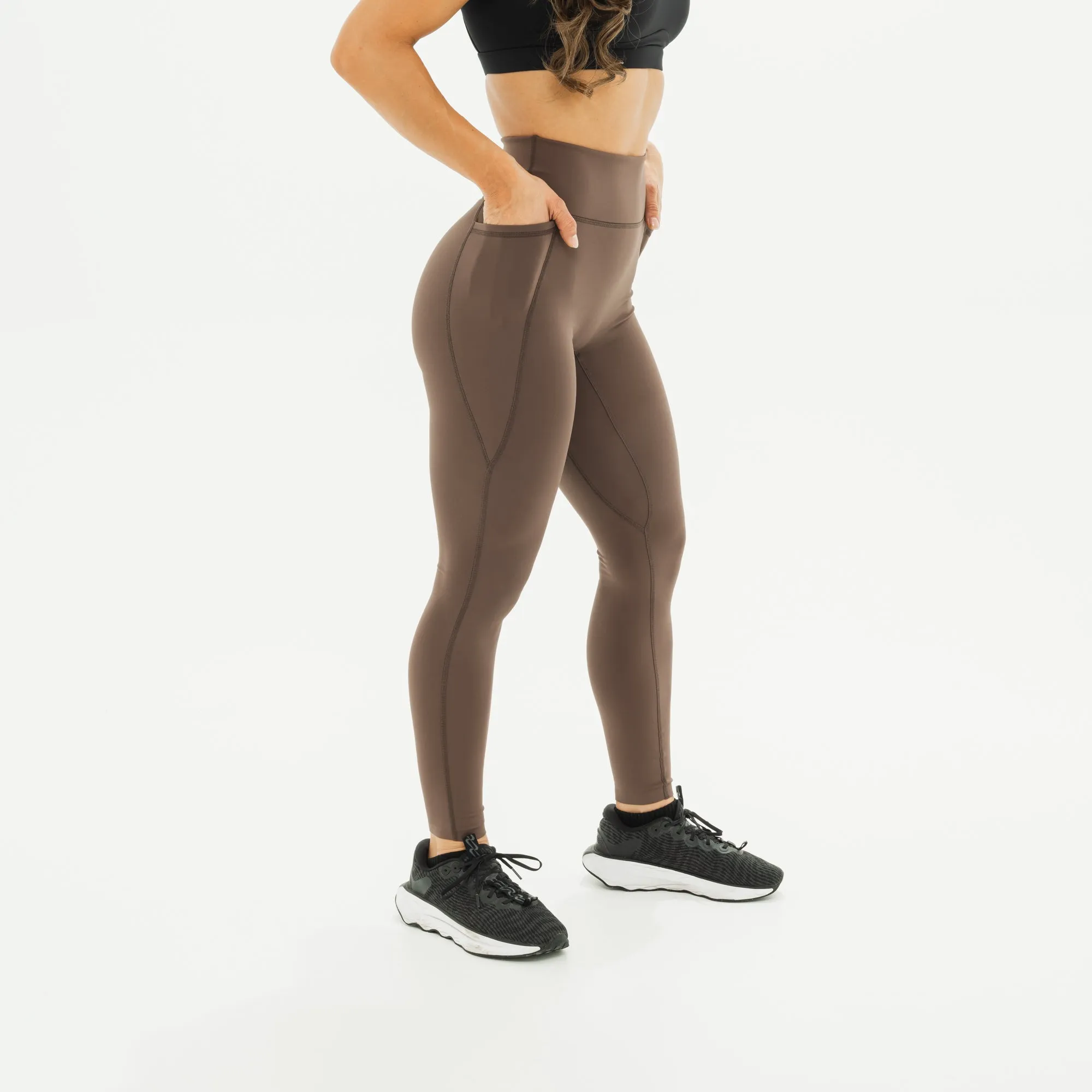 Women's Breakthrough Leggings: Mocha sold by JUNK Brands product image thumbnail 2