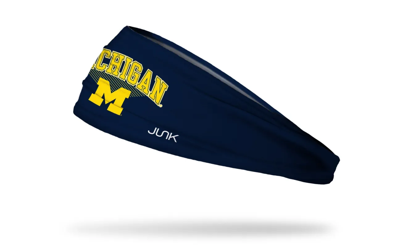 University of Michigan: Madness Big Bang Lite Headband sold by JUNK Brands
