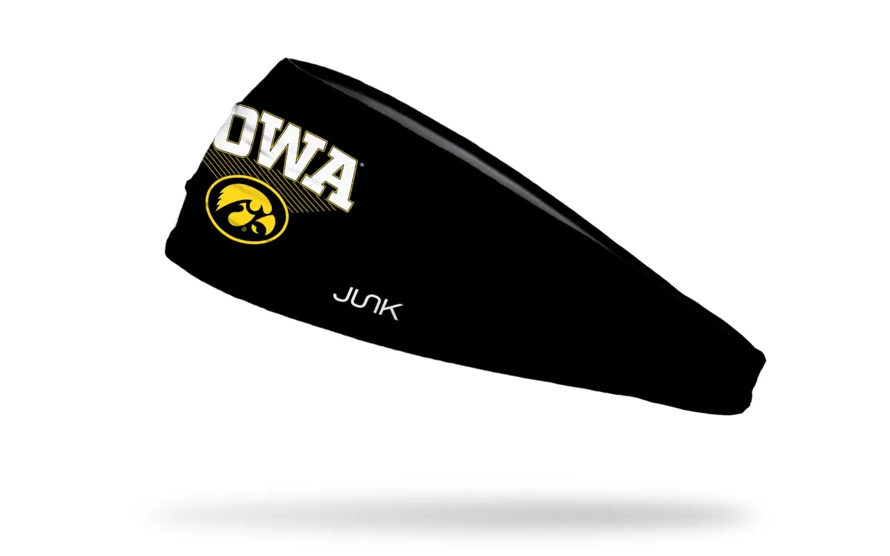 University of Iowa: Madness Big Bang Lite Headband sold by JUNK Brands