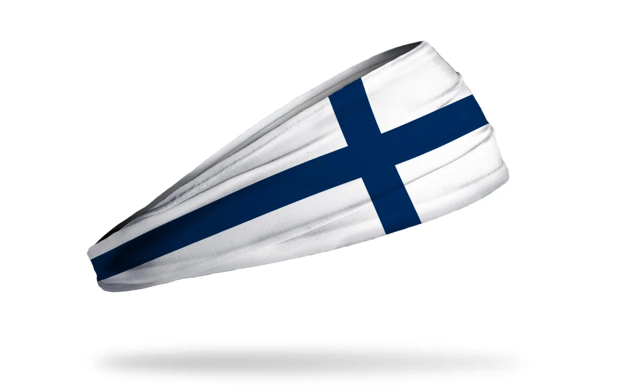 Finland Flag Headband made by Junk