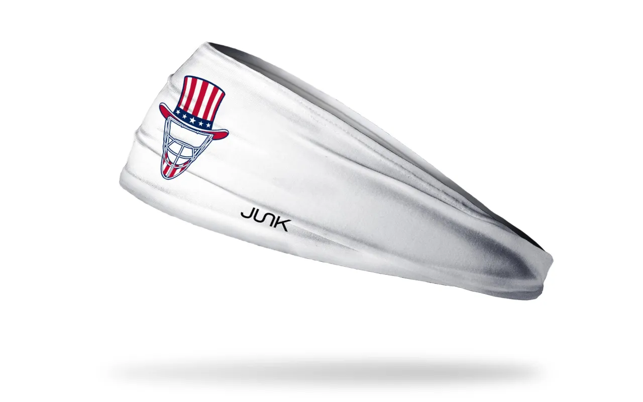 Capitol Catching: White Big Bang Lite Headband made by JUNK Brands