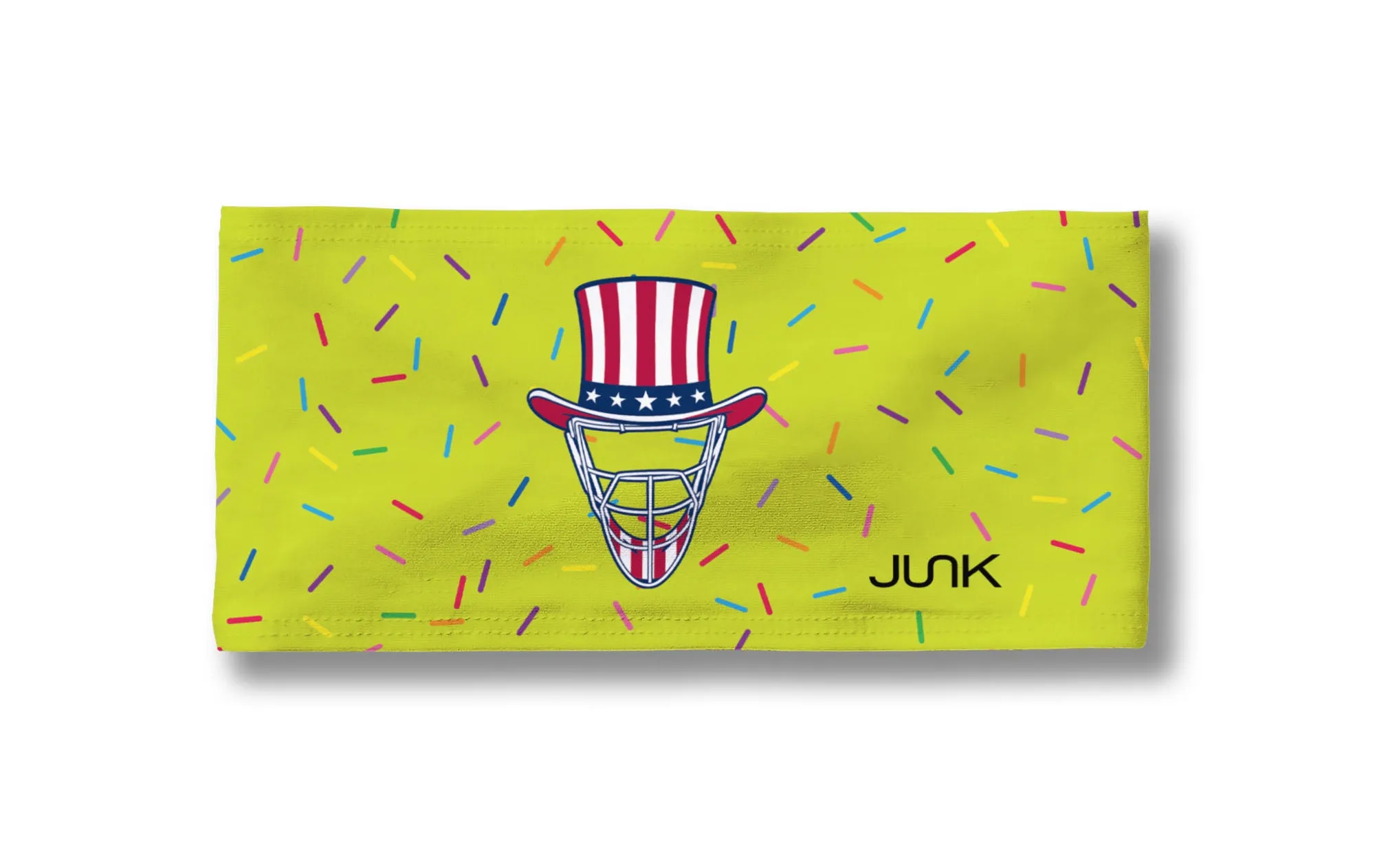 Capitol Catching: Lime Rainbow Sprinkle Big Bang Lite Headband sold by JUNK Brands product image thumbnail 3