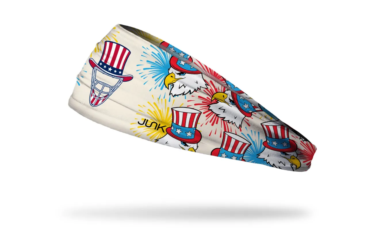 Capitol Catching: Caw America Big Bang Lite Headband made by JUNK Brands