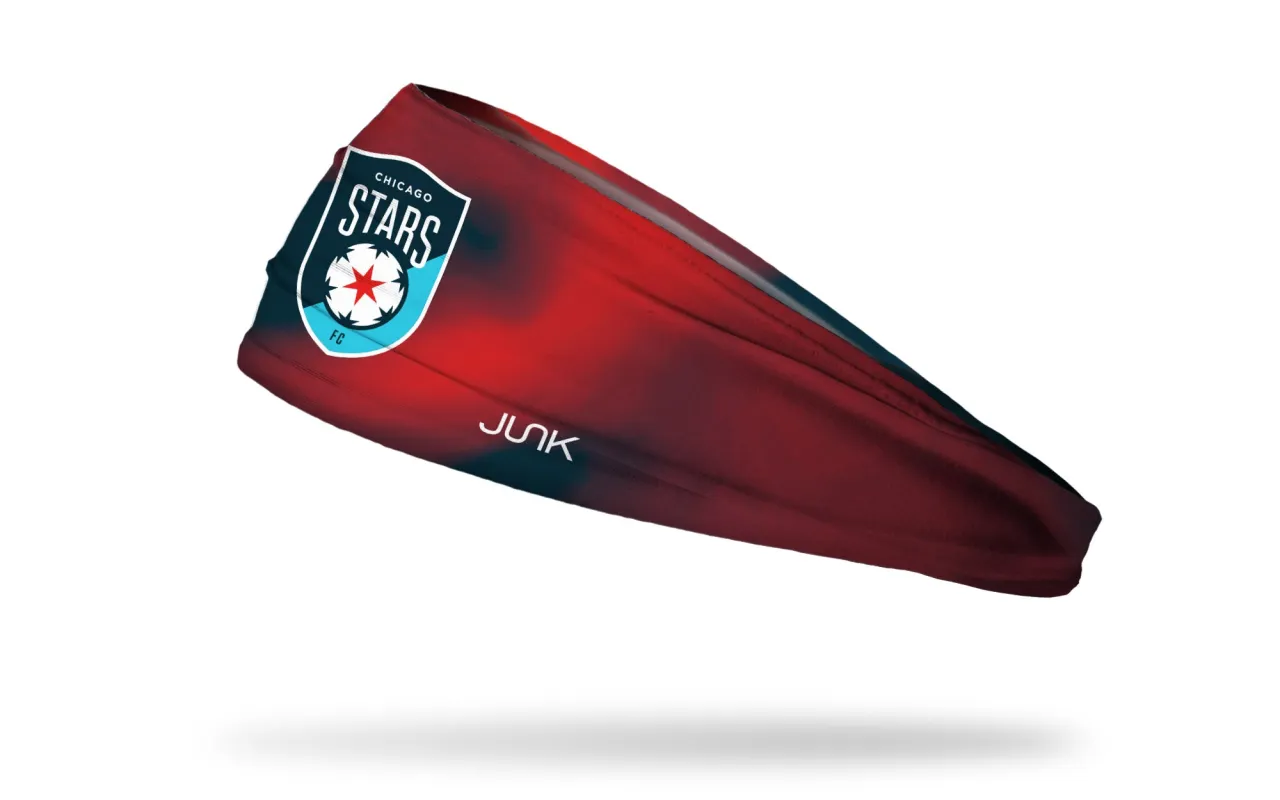 Chicago Stars FC: Textured Gradient Big Bang Lite Headband sold by JUNK Brands