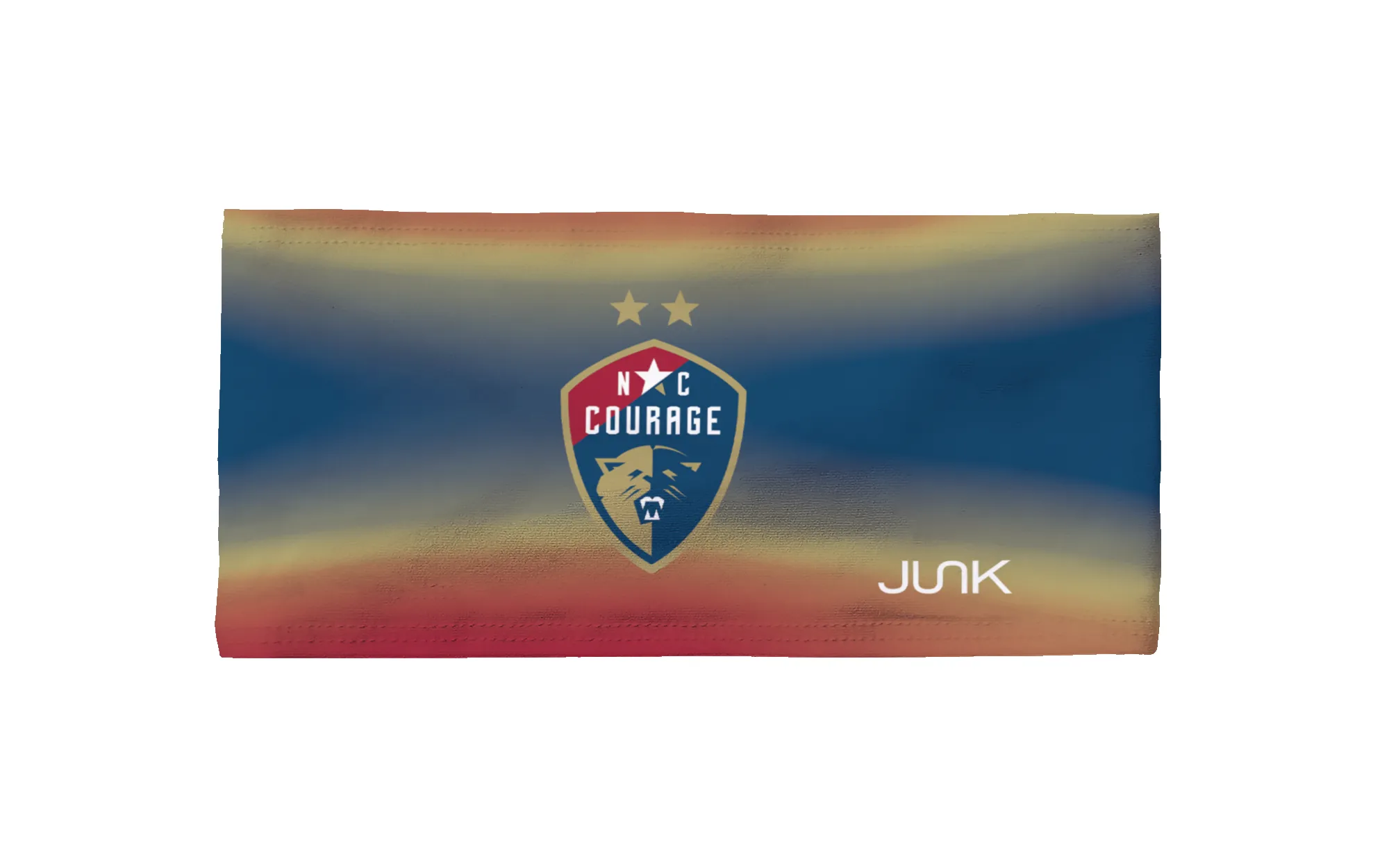North Carolina Courage: Textured Gradient Big Bang Lite Headband sold by JUNK Brands product image thumbnail 3