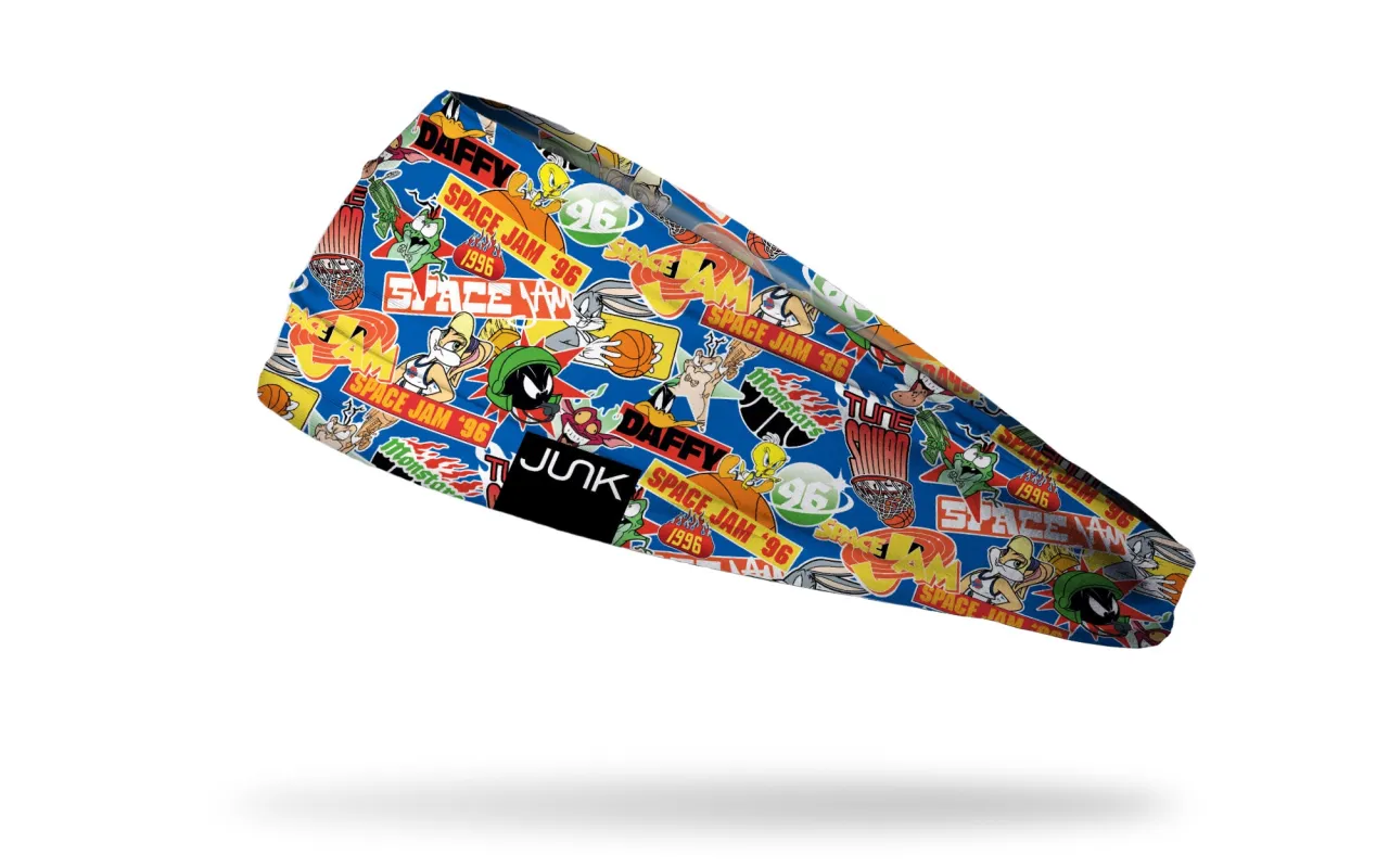 Space Jam: Sticker Slap 1996 Big Bang Lite Headband made by JUNK Brands